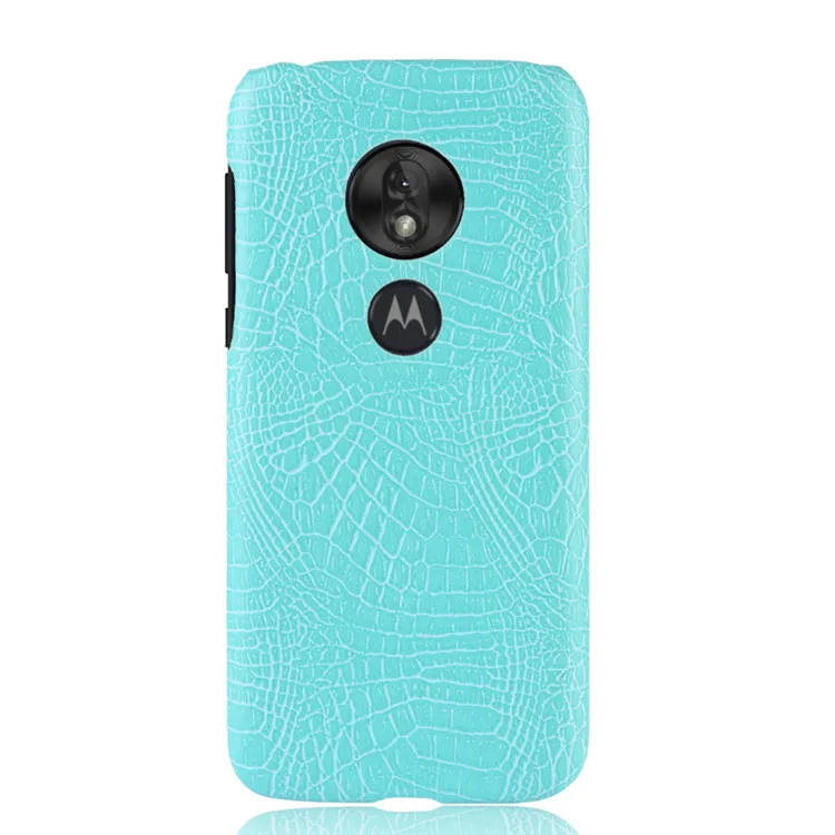 green Кожаный крокодиловый узор Новое поступление для Motorola Moto G7 G 7 Plus Play power чехол Ретро Роскошный крокодиловый Чехол чехол для телефона - Цвет: green