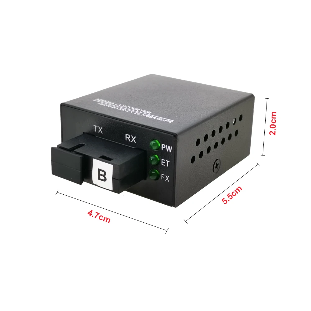 Мини Ethernet коммутатор с 1 портом LAN 10/100 м преобразователь поддержкой быстрой
