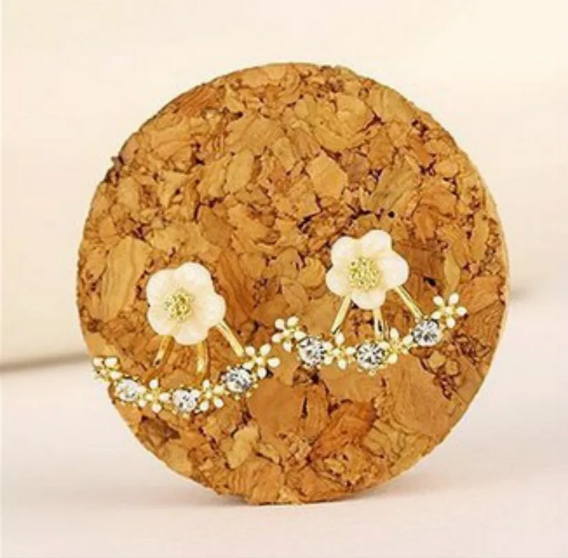 Модные ювелирные изделия милые серьги в форме цветка маргаритки висячие женские