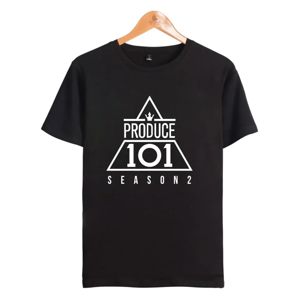 New Kpop Produce 101 WANNA ONE T Shirt Summer Cotton Short Sleeve Wanna One Go T-Shirt Tops Plus Size 4XL Clothes | Женская одежда