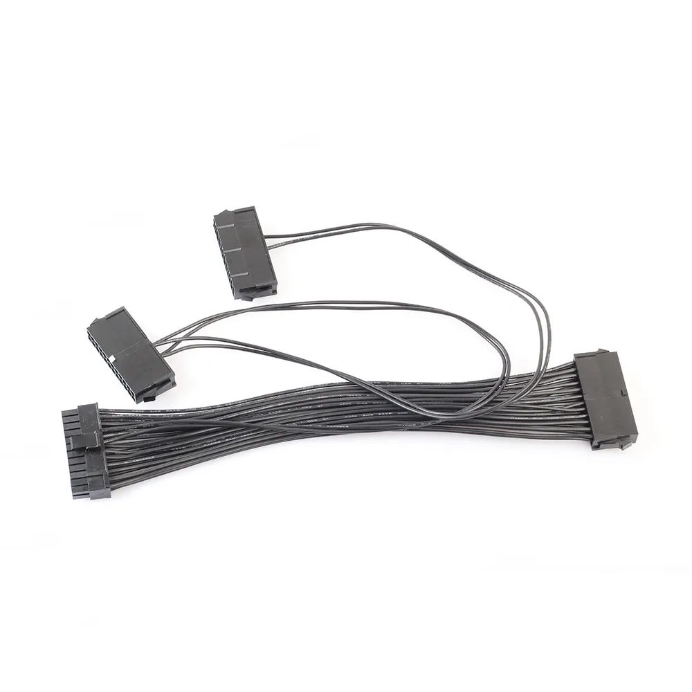 CARPRIE 3 порта PSU 24 Pin ATX источник питания 20 + 4PIN адаптер материнской платы