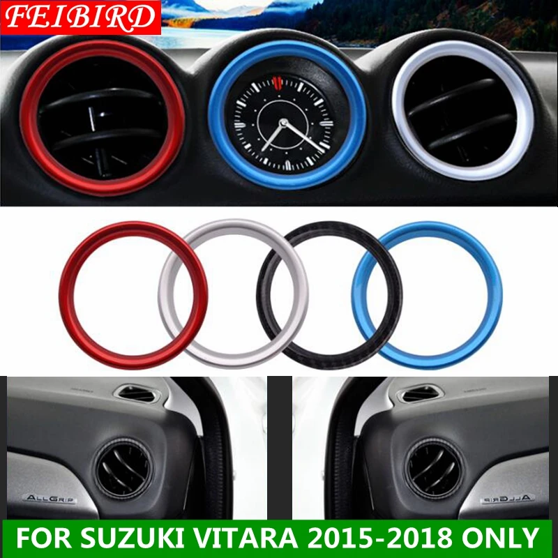 Для Suzuki Vitara Escudo 2015 2019 ABS Авто Стайлинг Кондиционер Выход переменного тока кольцо