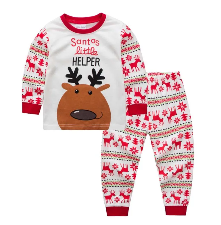 New Kids Pajamas Set Cartoon Airplane Cotton Pyjamas Tops+Pants 2 Pieces Children Pjs Boys Clothing Set 2-7 Years