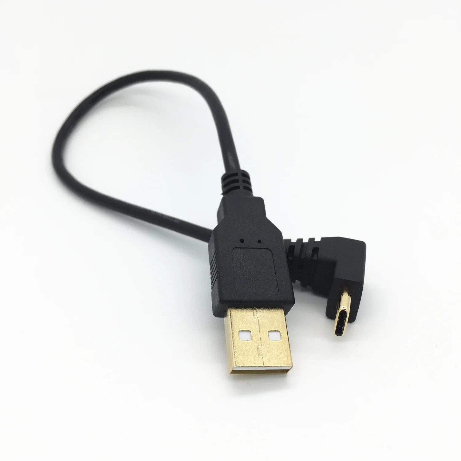  USB 2.0 A Male To 90 Degree Angle TypeC Type-c Cable for Xiaomi Mi6 6x MI5 5S 5S PLUS 5x 5c 4S 4C,REDMI PRO