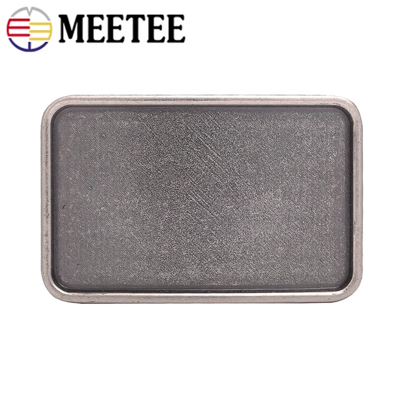 Meetee, 1 шт./3 шт., 4,9 см, винтажная Ретро Застежка, пряжки для ремня, пряжки для отдыха, головка для ремня 38 мм, DIYJeans, декоративные кожаные аксессуары