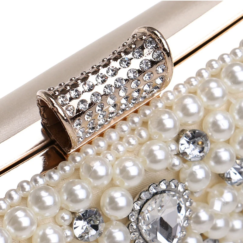 

2018 New Beading Crystal Celebrity Women Evening Clutch Bags High-End Banquet Small Evening Bag Black Red Luxury Female Clutches