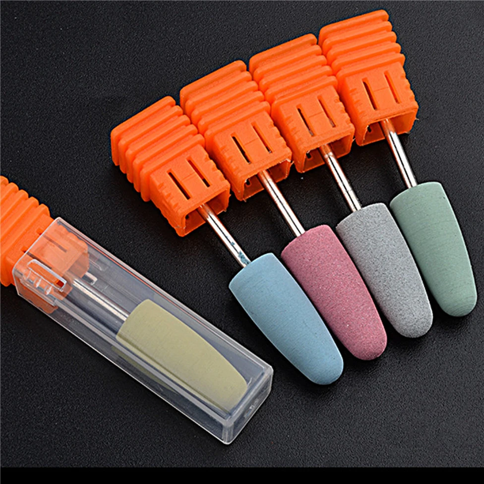 

1 Pcs Silicone Nail Drill Bits DIY Nail Polishing Grinding Electric Manicure Drill Tools Accessories Nail Art Sanding Drill Bits