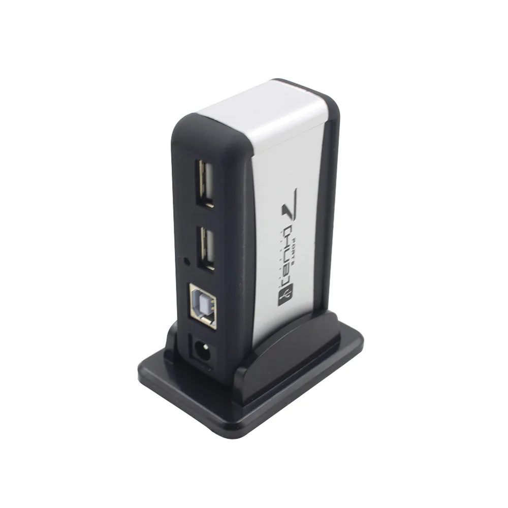 CARPRIE Новый 7 портовый высокоскоростной концентратор USB 2 0 с адаптером питания