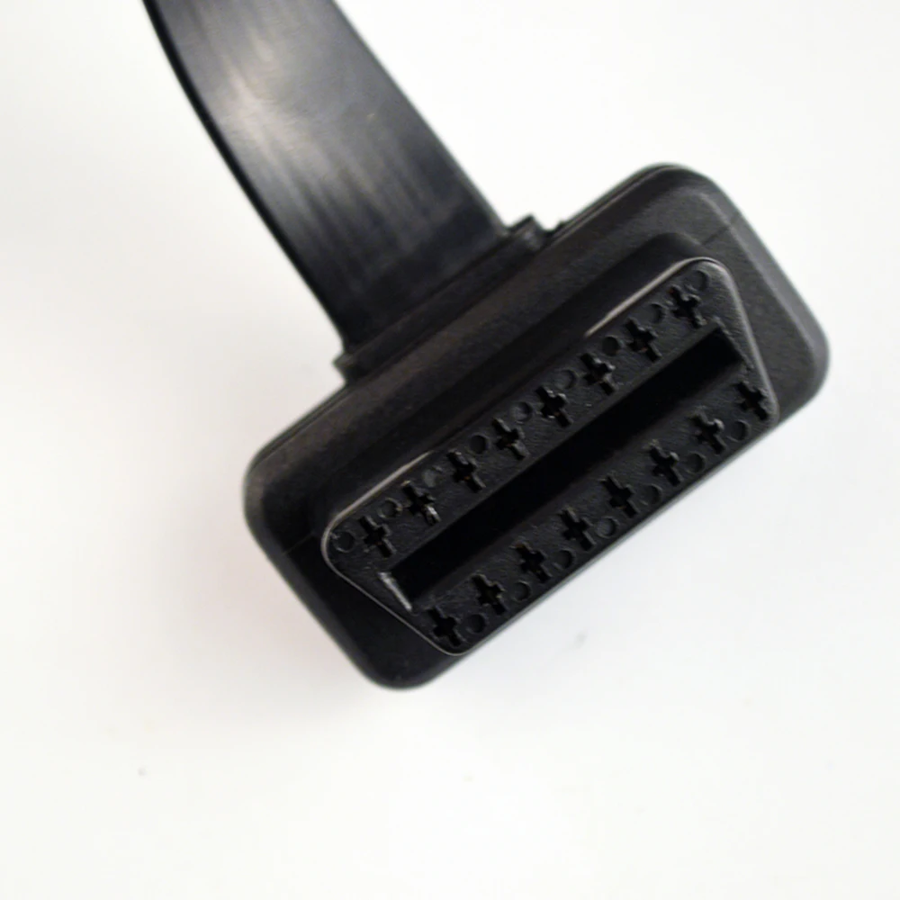 Кабель-удлинитель OBD плоский тонкий как лапша 1 м/0 4 м 100 см/40 см длина OBD2 OBDII Авто 16Pin