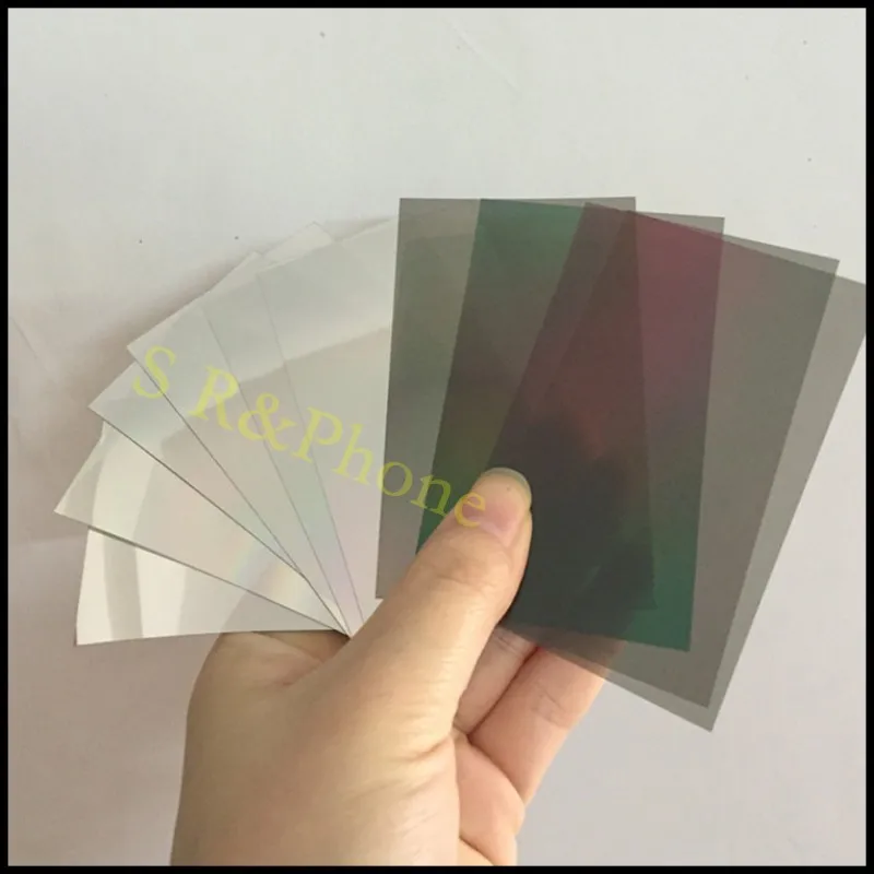 100 Шт./лот Оригинальный На Спине Поляризованный Пленка Для iPhone 5 5C 5S ЖК Нижняя