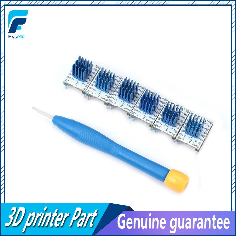 100pc TMC2208 v1.2 Stepping Motor Mute Driver Stepstick Power Tube Built-in Driver Current 1.4A Peak Current 2A Replace TMC2100