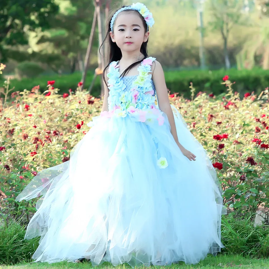 Платье принцессы Белль Сказочная балетная пачка детское платье нарядное