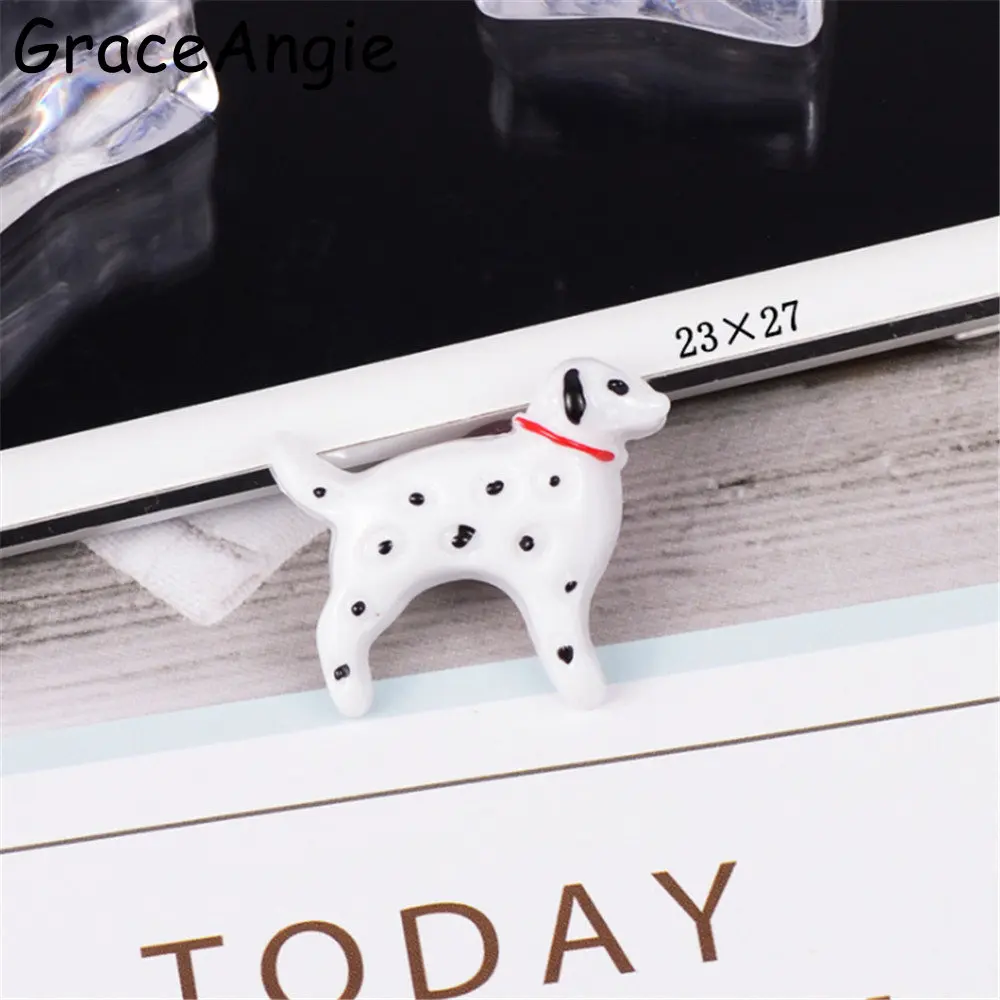 GraceAngie 10 шт./лот милый щенок мультфильм собака шармы смешанные цвета случайный