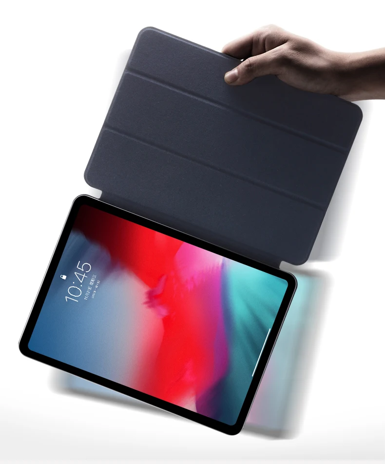 Встроенный усиленный Магнитный чехол для iPad Pro 12 9 2018 тонкий мягкий складной
