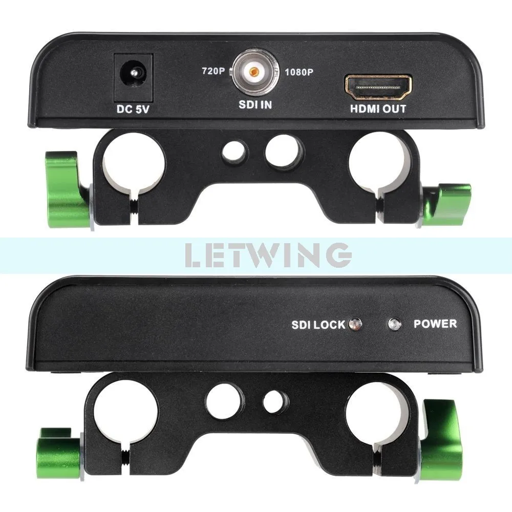 Lanparte SDI в HDMI конвертер с 15 мм Род Зажим для Зеркальные фотокамеры BMCC на мониторы