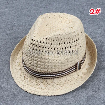 Розничная продажа Детская шляпа высокого качества федоры летняя от солнца