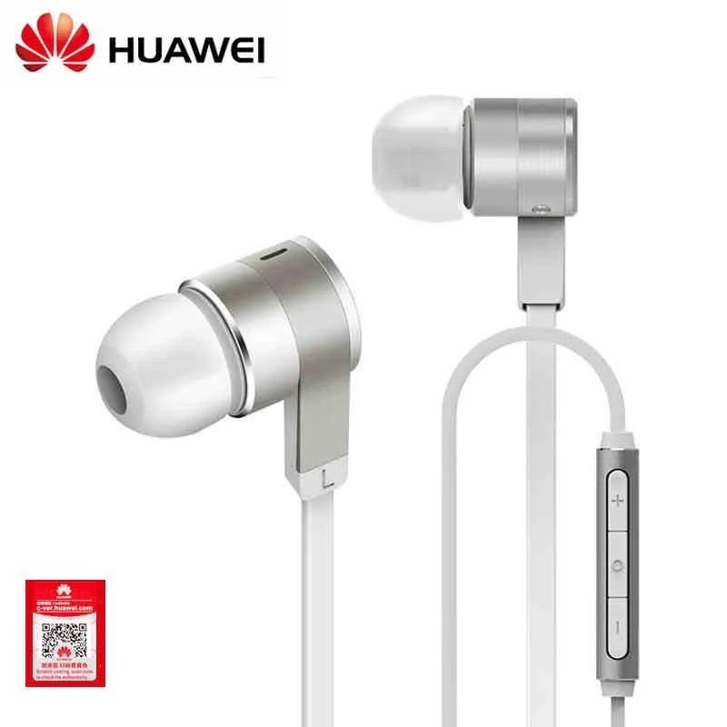 Honor Silver Бренд huawei honorde AM13 Honor наушники с микрофоном наушники-вкладыши лучшее качество звука гарнитура для huawei Xiaomi - Цвет: Honor Silver