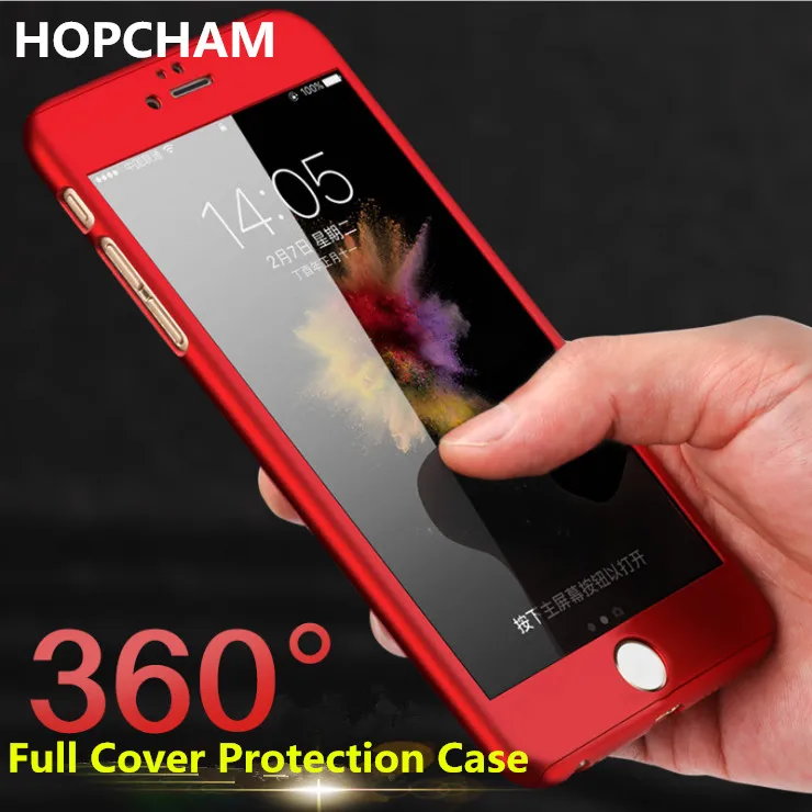 Роскошный Жесткий 360 полный защитный чехол для iPhone 8 7 6 Plus 6s чехлы телефонов iphone с