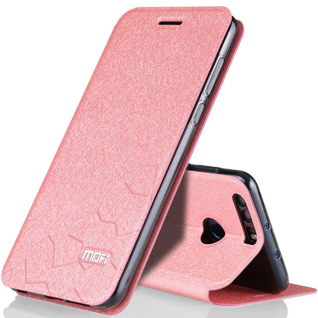 Huawei honor 8 case cover filp glitter leather transparent silicone TPU back thin metall Mofi honor8 | Мобильные телефоны и