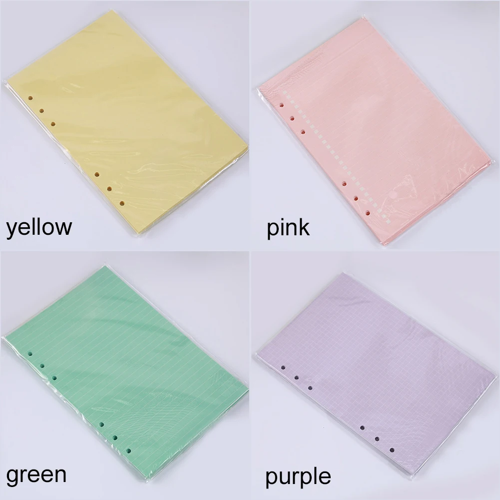 Classic 6 Holes Multicolor Diary Refilling Notebook Binder Inner Core Delicate Portable | Канцтовары для офиса и дома