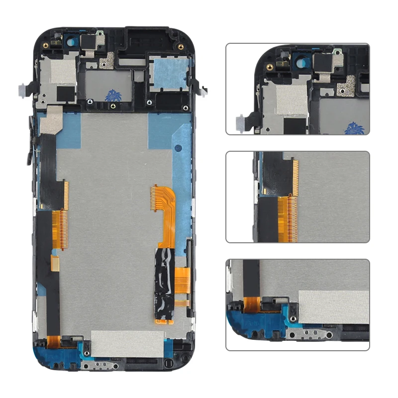 AMOLED ЖК дисплей Дисплей + рамка для htc один M8 Сенсорный экран планшета Ассамблеи