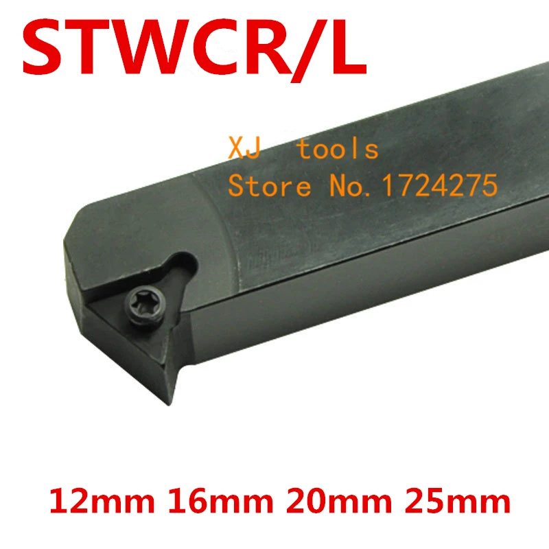 

STWCR1212H11 STWCR1616H11 STWCR1616H16 STWCR2020K16 STWCR2525M16 STWCL1616H11 STWCL1616H11 STWCL CNC External Lathe tools