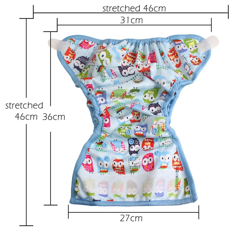 (13 шт./лот) Днем Флейта OS ткань пеленки крышка с или без бамбук хлопок вставка