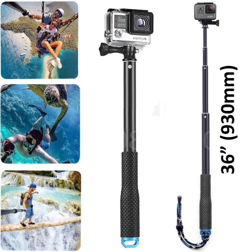 Аксессуары для 36 дюймовых Gopro селфи палки монопод GoPro Hero 7 6 5 4 3 + SJCAM SJ6 SJ7 SJ8|Чехлы