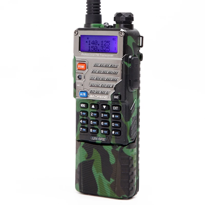 BAOFENG UV-5RE рация 8 Вт Мощный 3800 мАч двухдиапазонный 10 км дальний cb двухстороннее радио обновление UV 5RE для пеших прогулок в лесу