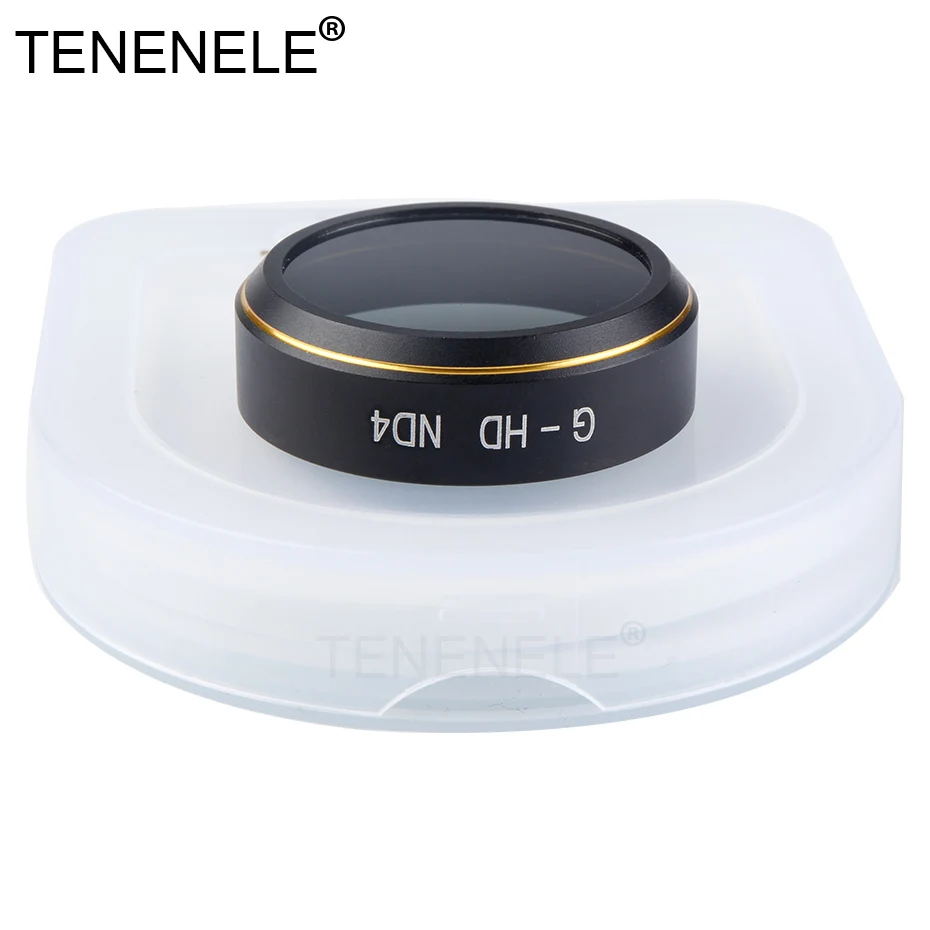 ND4 Filter TENENELE для Phantom 4 Pro фильтр для дрона ND 4 8 16 круговой PL поляризационные фильтры для DJI Phantom 4 Pro Plus/дополнительные аксессуары - Цвет: ND4 Filter