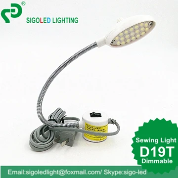 Бесплатная Shipping 2pcs/лот D19T 1w аксессуары для шитья с регулируемой яркостью