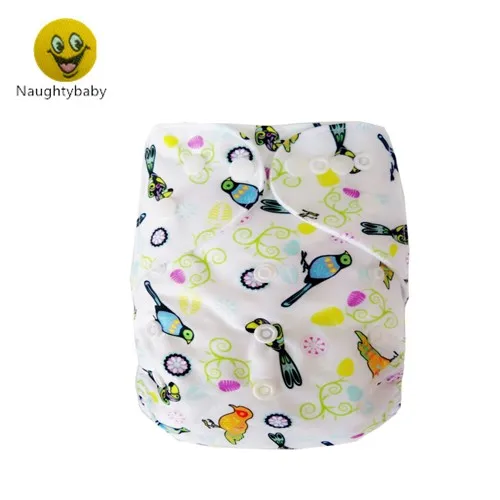 New Baby Washable Cloth Diaper Cover Cartoon Animal Adjustable Nappy Reusable Cloth Diapers Available 0-2years 3-13kg BP