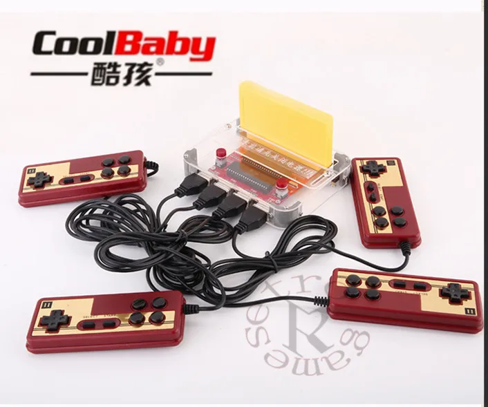 Coolbaby RS-40, мини ретро классическая игровая консоль, 8 бит, семейный ТВ, портативный игровой плеер, 4 геймпада, игровая консоль