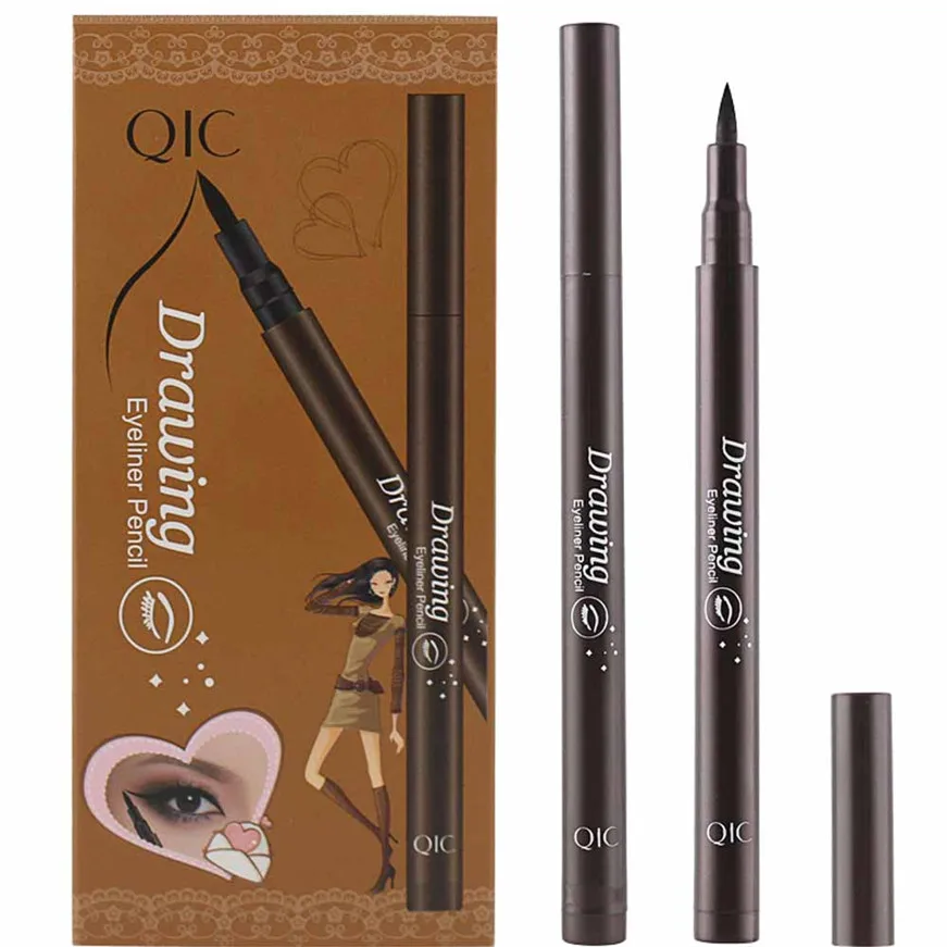 2017 A # макияж для женщин подводка глаз Подводка быстро Водонепроницаемая |