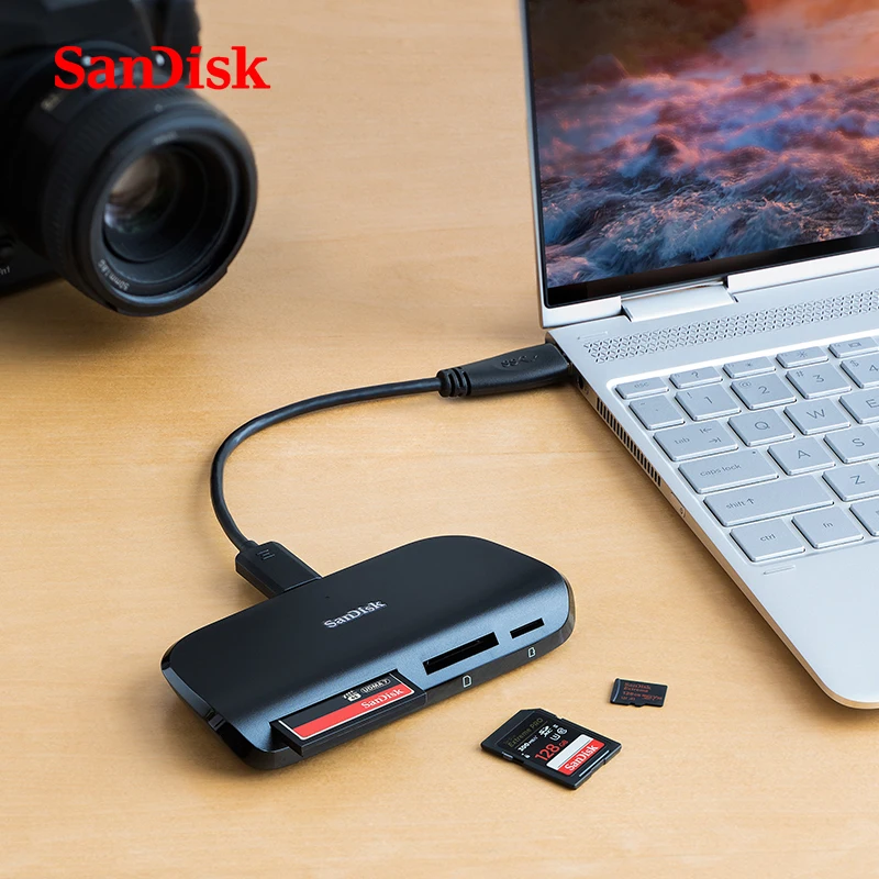 SanDisk USB3.0 высокоскоростной Многофункциональный картридер SDDR 489 type a