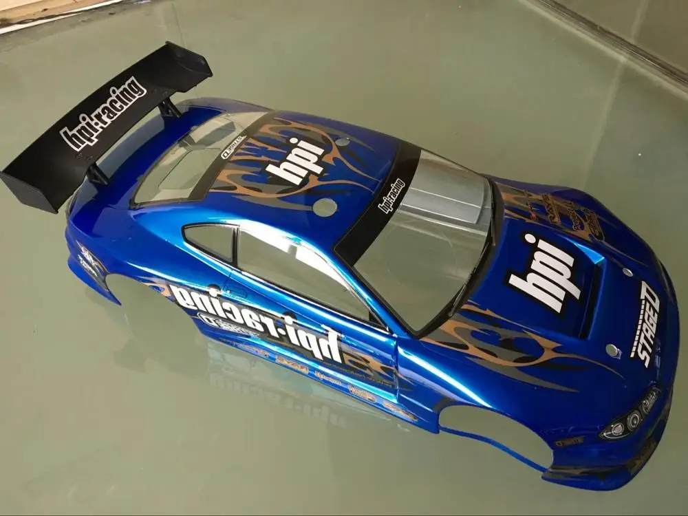 Оригинальный HPI 1/10 on road blue body RS4 3 Evo forHPI SPRINT 2 1969 FW06|Детали и аксессуары| |