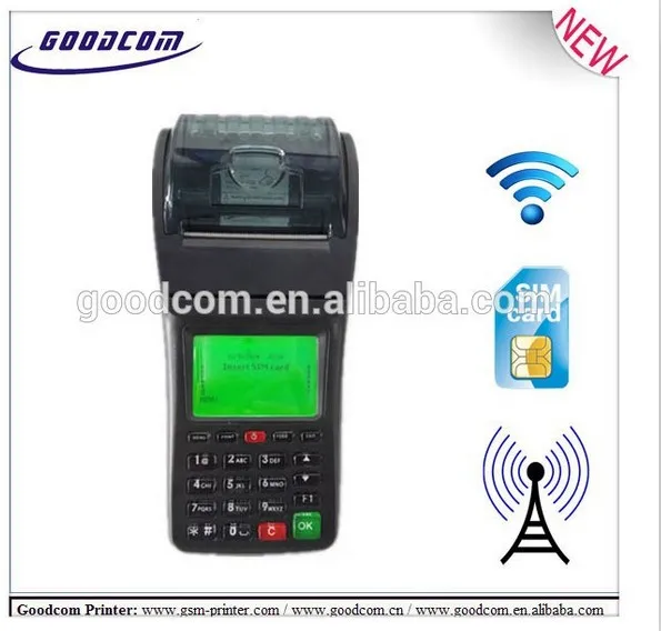 Ручной GPRS принтер 3G совместимый с прием Wifi заказа сайта и мобильного