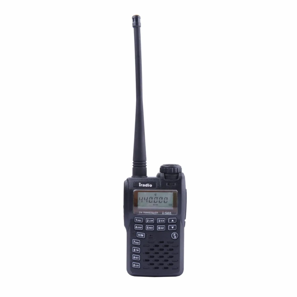 Новое Радио! IRADIO I 568 радиолюбителей UHF I568 двухстороннее радио 400 470 мГц портативная