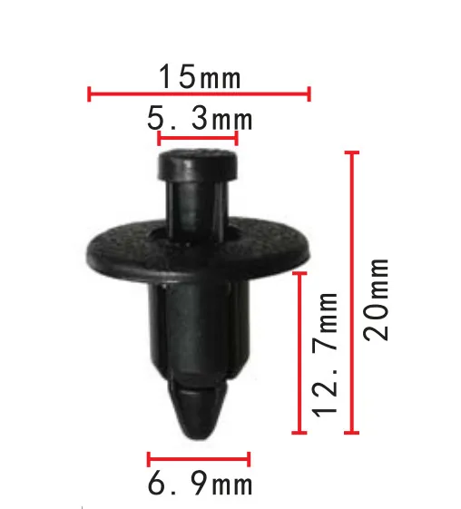 Клипса shhworldsea с клипсой нажимного типа для Toyota 90467-07041 GM 96057846 Geo Metro Tracker Corolla Land Cruiser |
