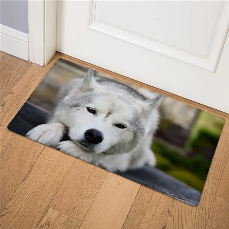 9 Siberian Husky введите дверной коврик для кухни коврик под дверь коврик на кухню коврик для дома домашние Нескользящие коврики для ванной приветственные напольные коврики - Цвет: 9