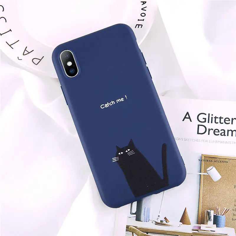 3212 Lovebay для iPhone 7, чехол с надписью «Love Heart» для iPhone 6, 6 s, 8 Plus, 5S, SE, XR, XS Max, чехол для телефона с животными, Мягкий ТПУ силиконовый чехол на заднюю панель - Цвет: 3212