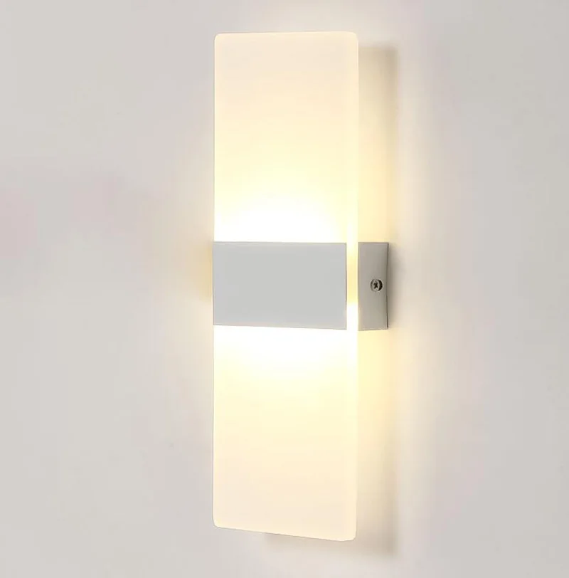 Современный настенный светильник акриловый бра для спальни ванная комната