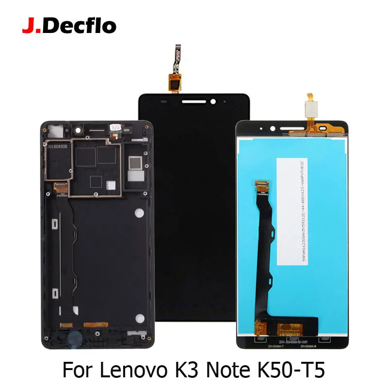 Замена для lenovo K3 Note K50 T5 ЖК дисплей сенсорный экран с/без рамки дигитайзер сборка