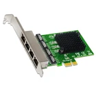 Сетевая карта 4 порта Gigabit Ethernet 10100 Мбитс PCI-E PCI Express на 4 гигабитных Ethernet сетевых карты LAN адаптер для настольных компьютеров