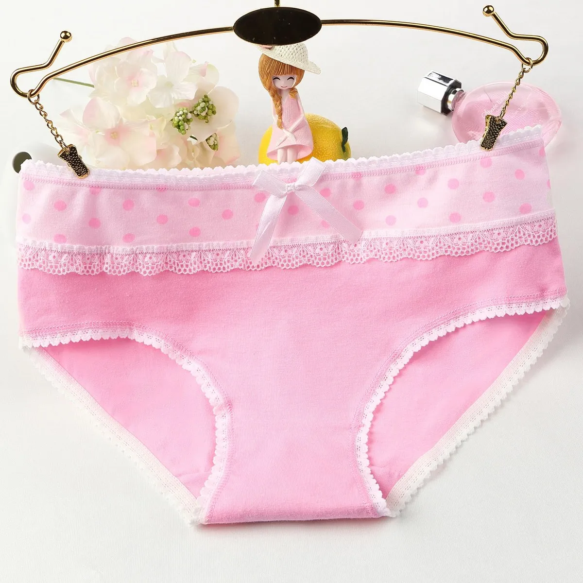 2019 Ladies Underwear Woman Panties Sexy Lace Plus Size Panty Transparent Middle-Rise Cotton Briefs Intimates New Hot Sale |