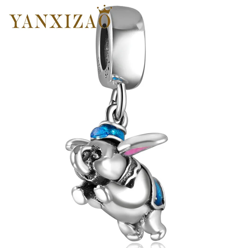 Yanxizao 2018 Новинка серебро 925 украшения CZ женские бусинки Fit Pandora слон в форме