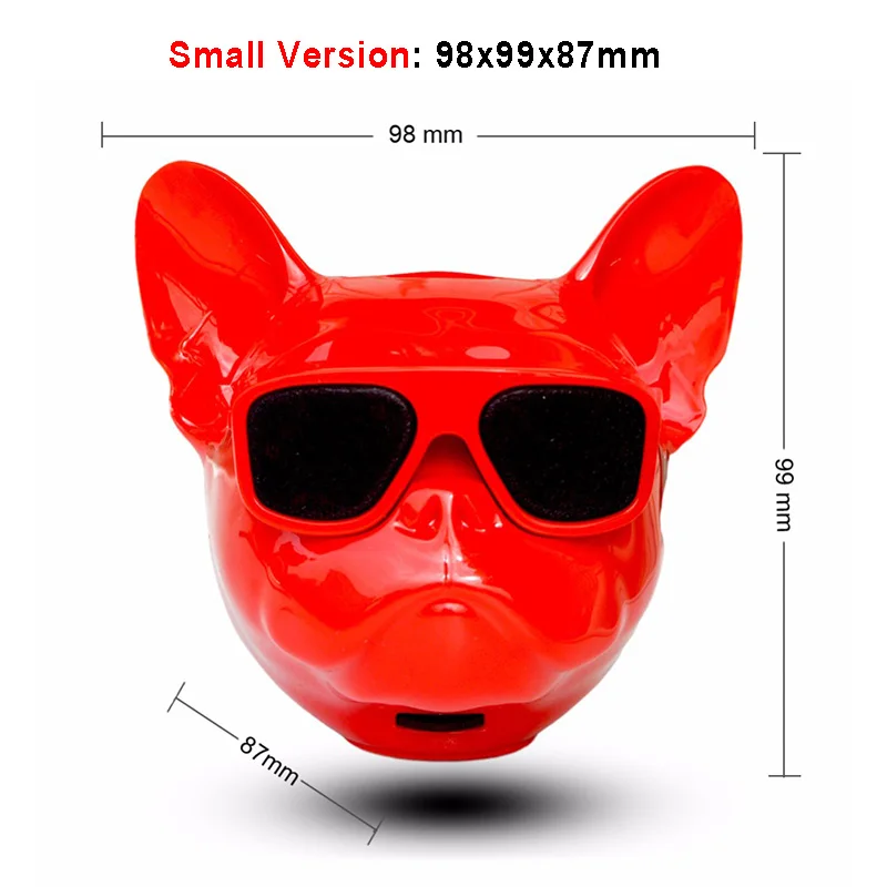 Hot Sale Wireless Speaker New Bulldog Bluetooth Portable Cartoon Stereo Subwoofer Handsfree Speakers | Электроника