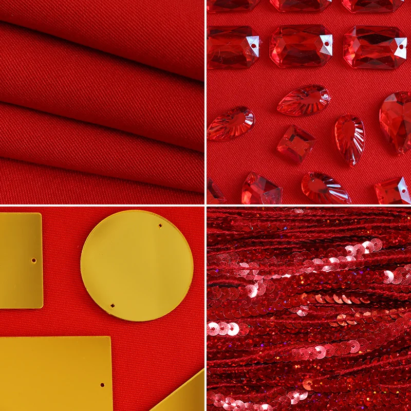 

Red stand collar men suits designs tassels stage costumes for singers men sequin blazer dance clothes jacket dress punk