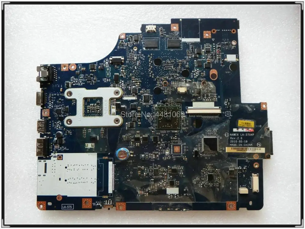 LA-5754P для lenovo G565 Z565 материнская плата для ноутбука Z565 Материнская плата Тест материнская плата la-5754p тест ок
