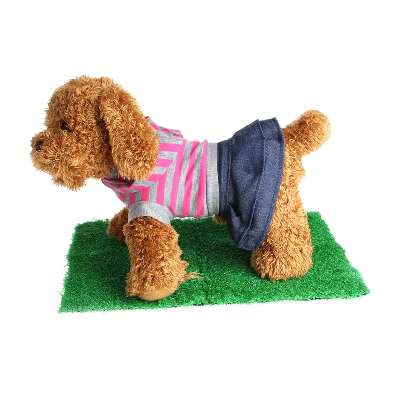 Pet Cat Puppy Dog Training Indoor Potty Synthetic Grass Pee Pads For Restroom | Дом и сад